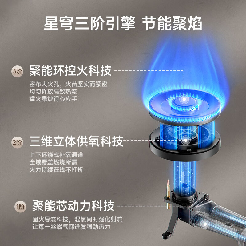 追觅燃气灶K30pro 5.2kW天然气液化气猛火灶台嵌两用 70%高热效360°锁热聚能架双层防爆 液化气K30pro