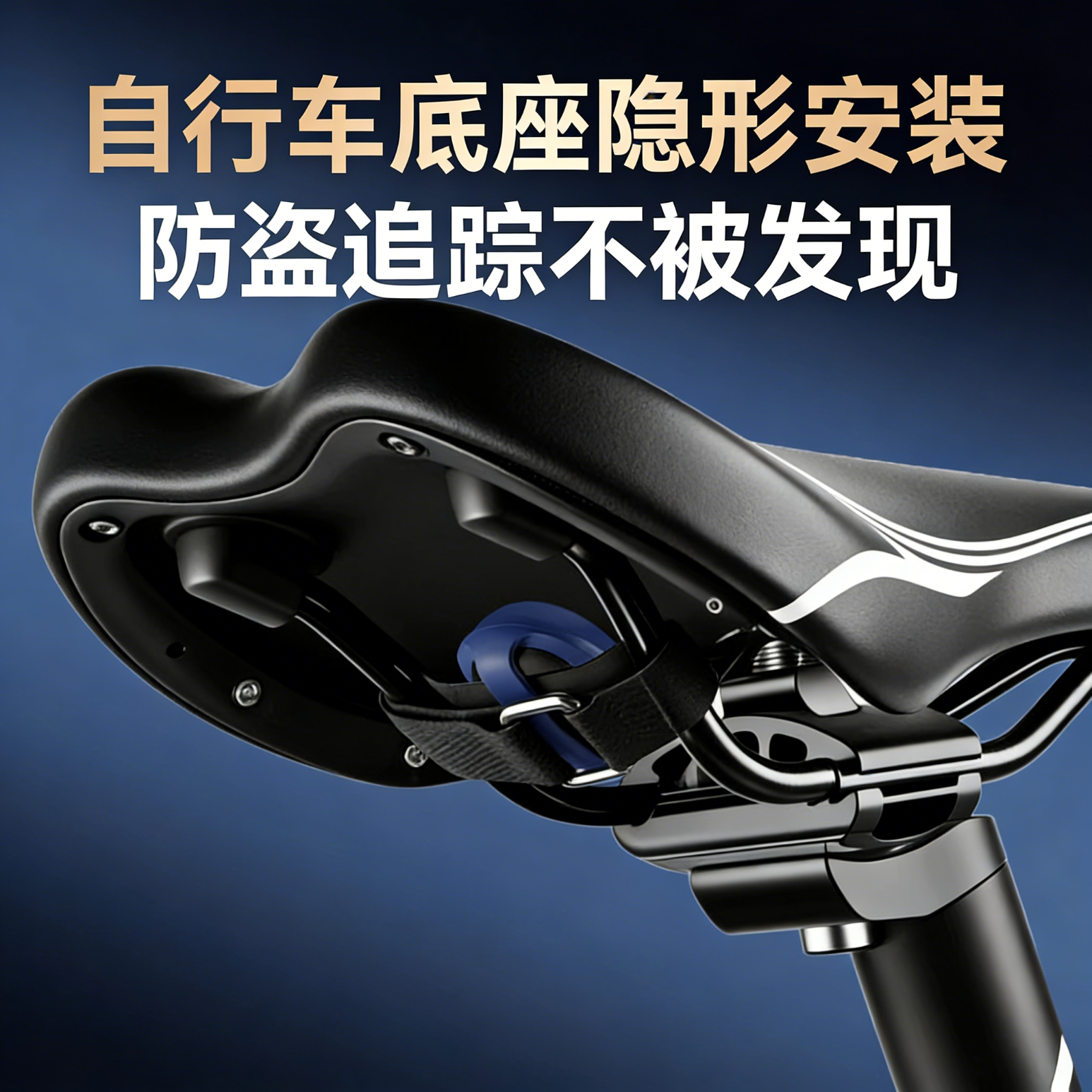 蹬捷（DENGJIE）自行车定位器防丢神器gps定位防盗追踪器小型固定安卓山地公路车 【永久免费】GPS厘米级定位丨赠安装配件