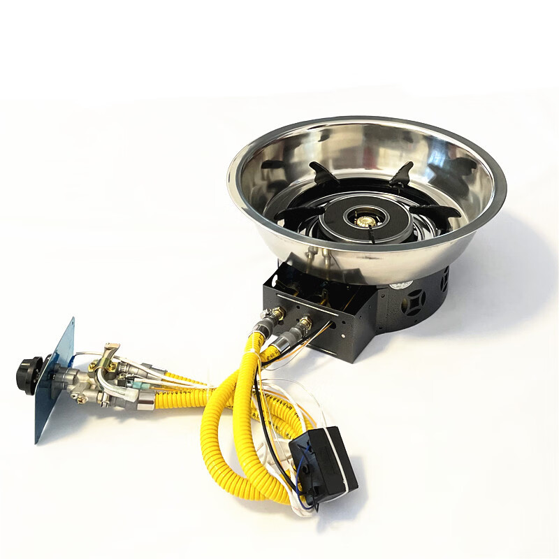 溥畔商用液化气火锅炉子下沉式煤气灶火锅店专用嵌入式燃气灶带防爆管 135带中心带36锅圈防爆管带熄保天 0英寸