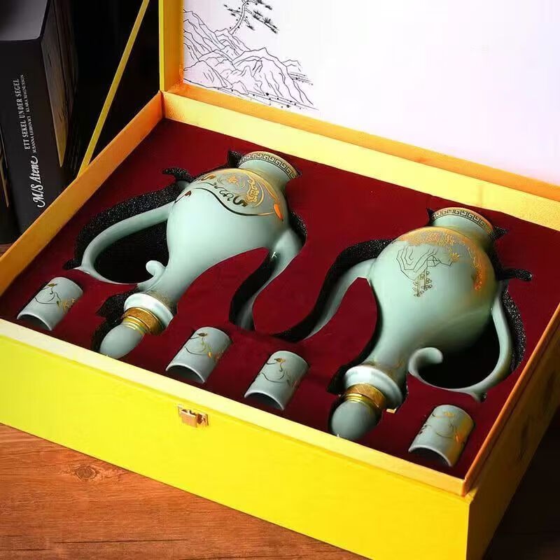 百年誉王祖酱酒牛转乾坤酱香型白酒礼盒装53度500ML 53度 500mL 2盒 整箱装