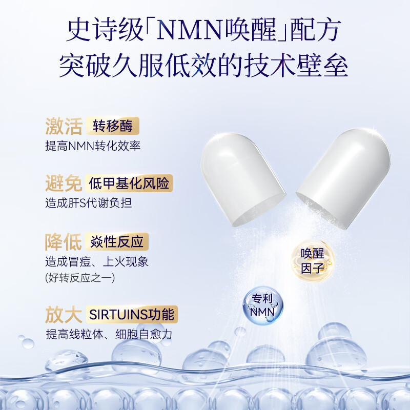 bioagen博奥真乐龄维复配NAD+前体抗衰老甲基化NMN乐龄唯乐维龄日本原产 【年单数量拍2 补足全年能量】 60粒*6瓶
