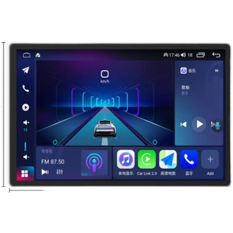 卡仕達(CASKA)車機7870安卓懸浮中控大屏360導(dǎo)航一體機 11.5寸_八核8+128G_UIS7862S 標配