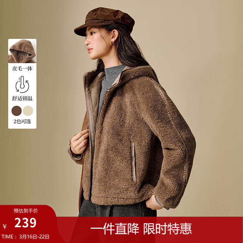 ���� 2025����Ƥëһ����ñ����������� ��ɫ S 119.5Ԫ