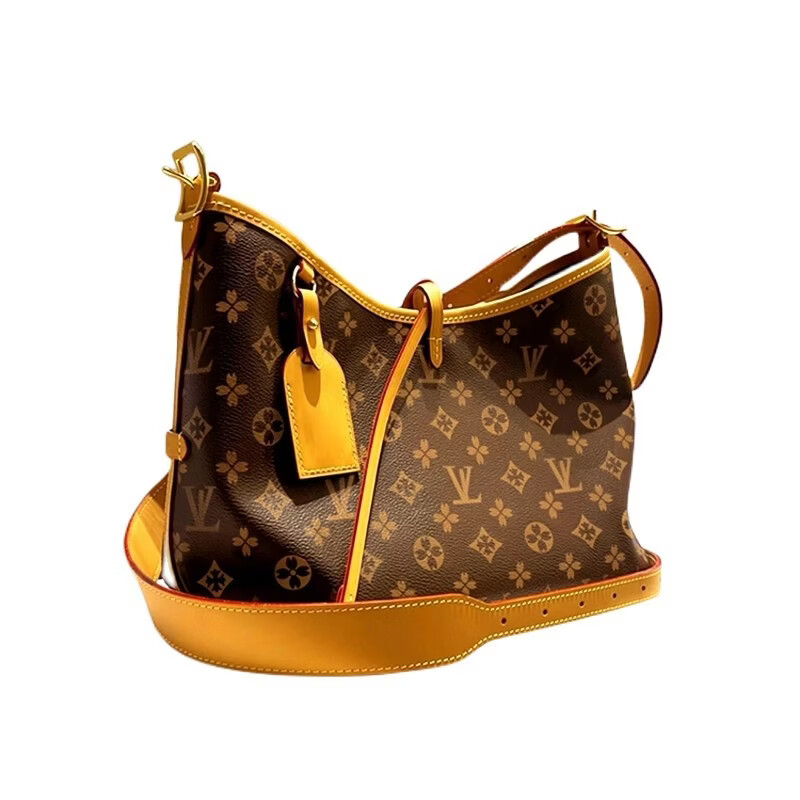 LV女包芯片版原标L凯瑞奥 BB水桶包 V2025新款大容量单肩斜挎包 L+V老花bb+礼盒+小票 26x 10 x 17