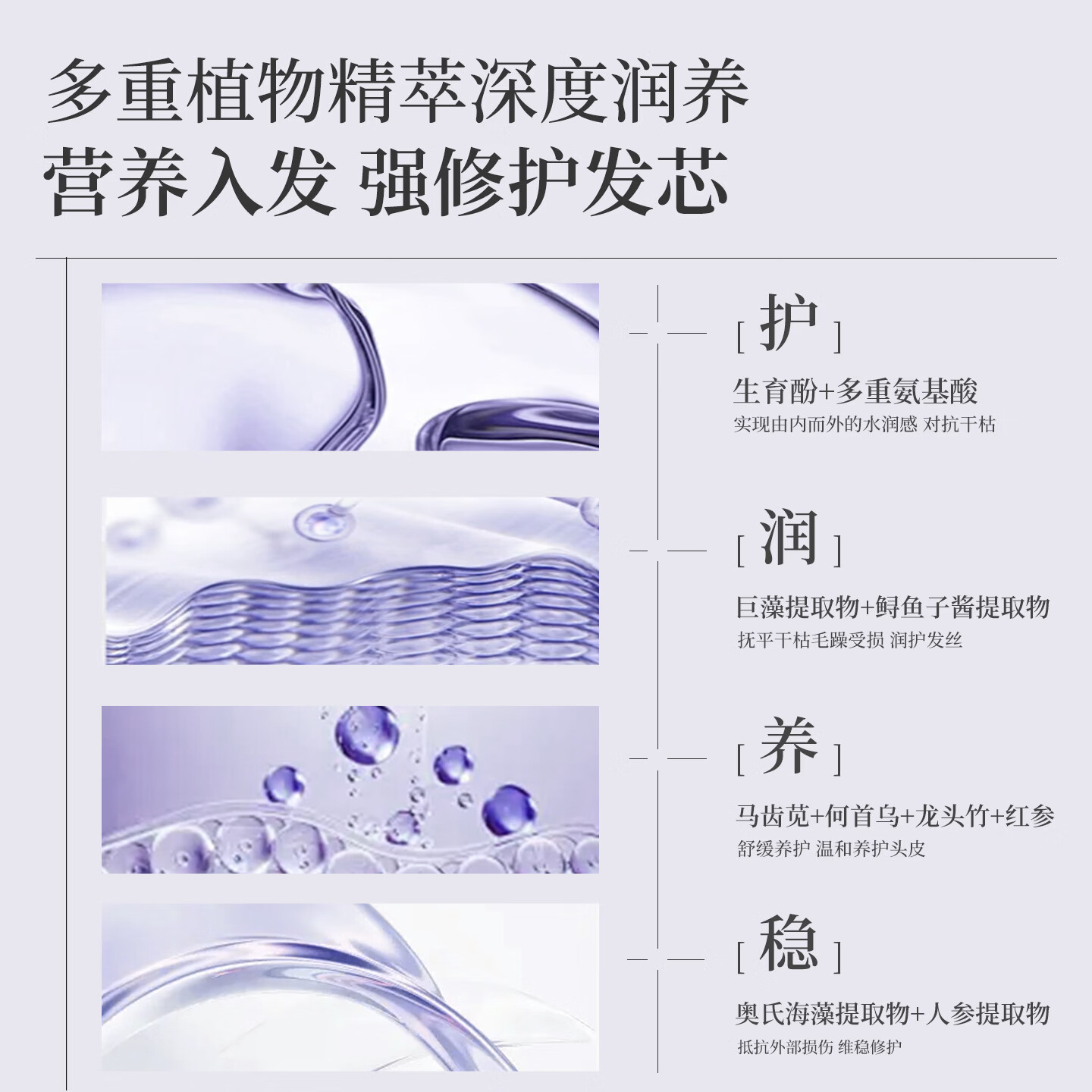 云康修护水养发膜蛋白营养护发素头发护理烫染修护免蒸发膜 420G/瓶