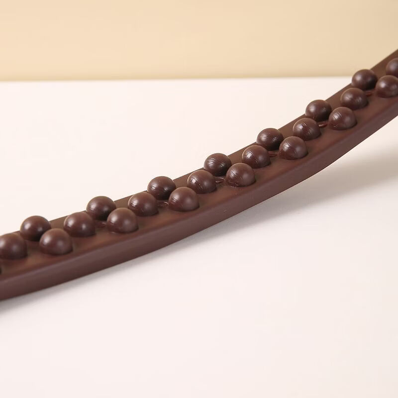 31珠擀筋棒养生刮痧棒按摩棍经络疏通赶杆经棒美容院家用推背 31珠珠【三排】 加长款-指压按摩-【1个】