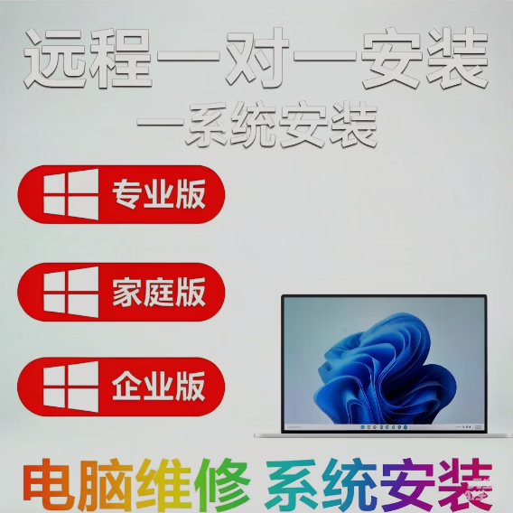 win11家庭版专业版密钥正版windows10激活码 win10/11远程安系统 远程安装系统 24小时自动发货