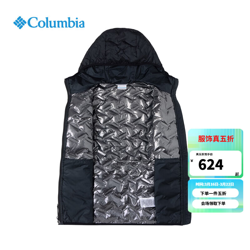 ���ױ��ǣ�Columbia�����޷�Ů�ﶬ����˶����ܾ�ˮ650����ѹ���籣ů����WR2769 010 /��ɫ S /155/80A ��������85G��