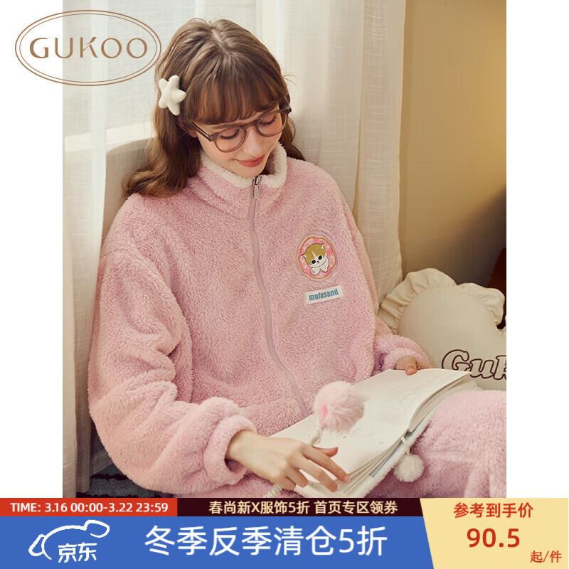 ���ǣ�Gukoo��˯��Ů��������èë���������ʱ�ů����Ůʿ�Ҿӷ���װ���⴩D ˮ����װ L 90.5Ԫ