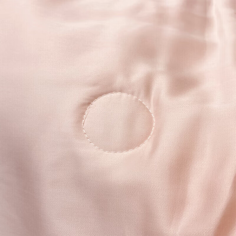 唐纳家纺冰丝印花夏凉被印花空调被夏凉被单人双人夏季薄被芯可机洗爆款 冰丝夏被-蝴蝶结-奶油粉【丝滑裸睡】 150*200cm【单夏被 裸睡】