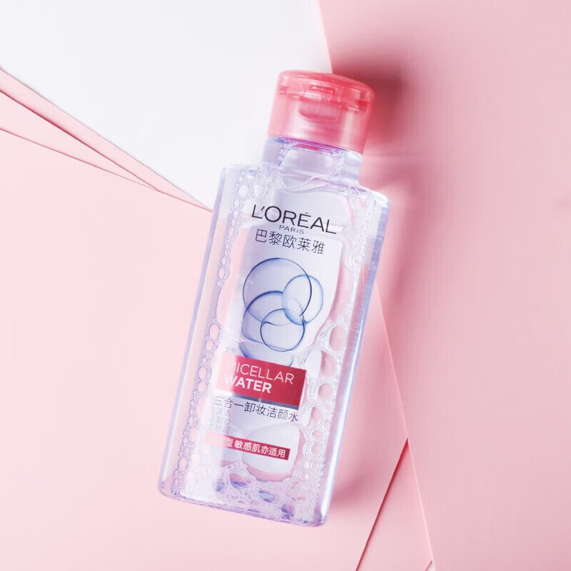 欧莱雅三合一卸妆洁颜水倍润型400ml/95ml 面部卸妆水 卸防晒彩妆 三合一卸妆水400ml*2瓶