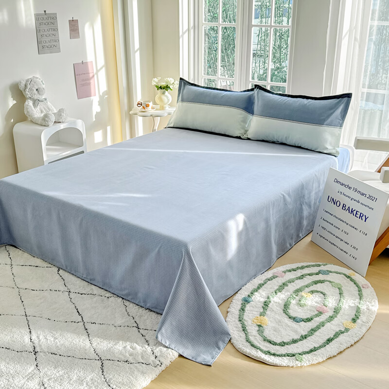 唐纳家纺亲肤棉磨毛四件套床单被套加厚磨毛被罩家用床上用品套装2026新款 磨毛四件套-经典魅力 床单款 1.8m 四件套