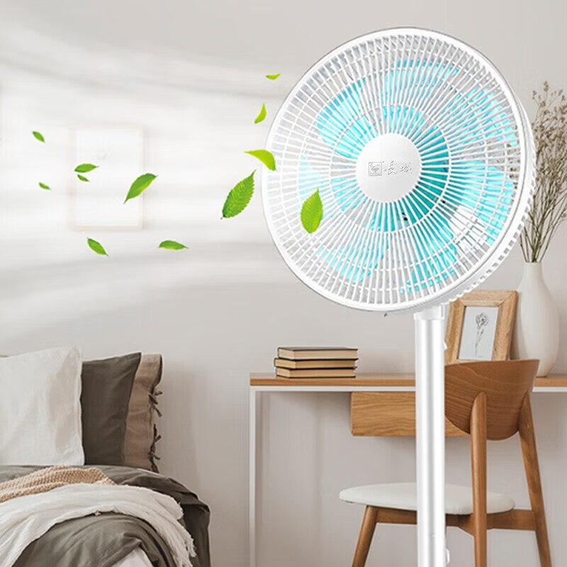 长城电风扇/落地扇/空气流通/工业落地扇/工程家用风扇/七叶大风量风扇 铜芯电机FS-30(2)白色+14寸环保塑叶