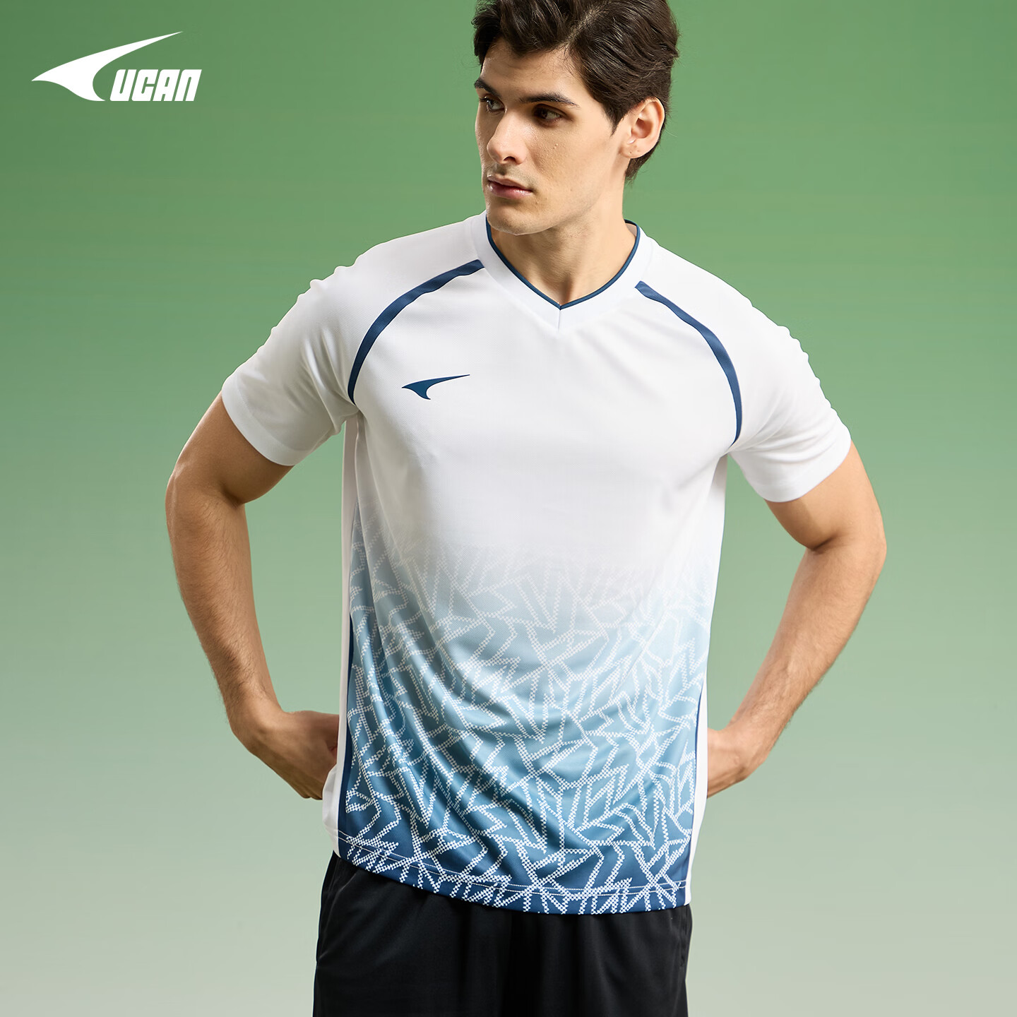 锐克速干短袖运动t恤男2026年春季新款透气训练服健身跑步上衣休闲T恤 糖果粉 2XL