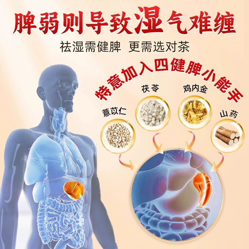同仁堂(TRT)山楂茯苓颗粒正品祛湿气重脾胃差健脾湿气重排毒瘦肚子官方正品 【官方正品】山楂茯苓颗粒 15袋*1盒