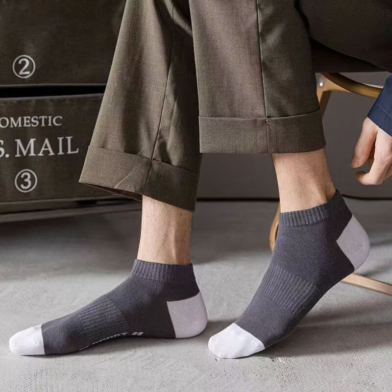 雅鹿袜子男士短袜夏季薄款低帮运动袜子防臭吸汗透气学生船袜百搭潮袜 潮流运动船袜【20双】 均码 雅鹿 10A抑菌/高弹透气/抗起球