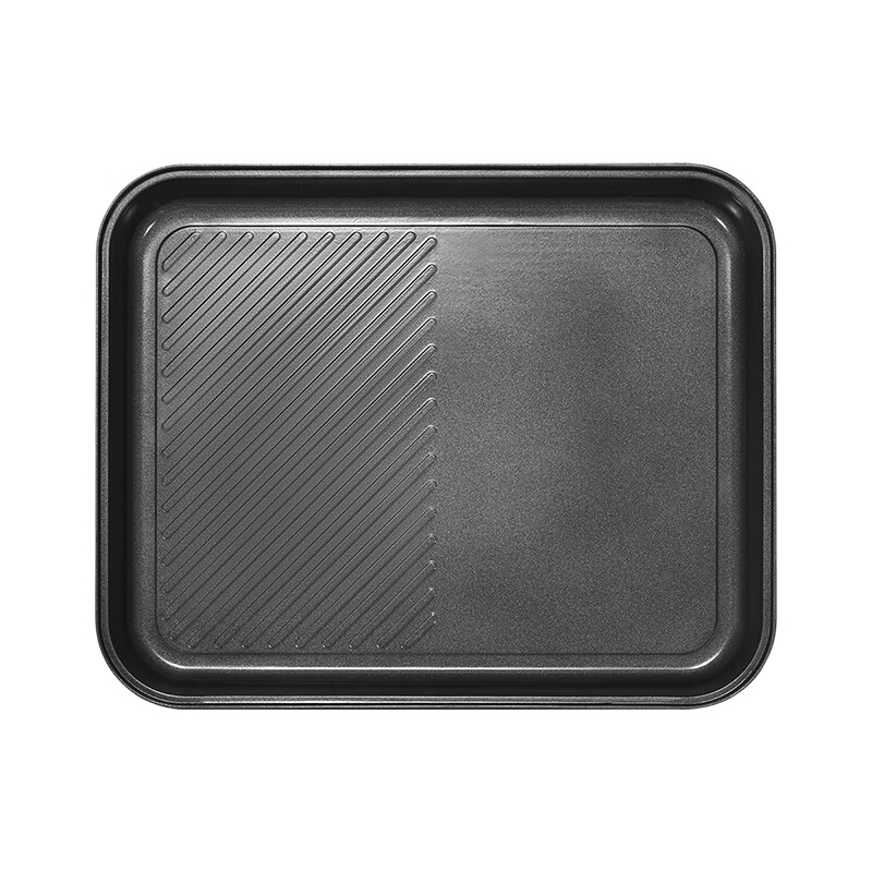 美的（Midea）电火锅电煮锅火锅专用锅超薄速沸分体式鸳鸯锅0氟钛陶8升大容量多功能锅分区控温多用途锅电热锅 0L 煎盘配件MC-DLS3528-JP