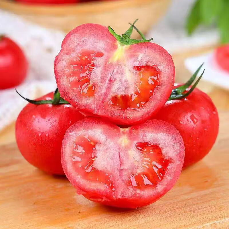 莎凰新鲜自然熟沙瓤西红柿 豫艺优五口感沙瓤番茄 4.5斤 生鲜属于消耗品上线浮动50g