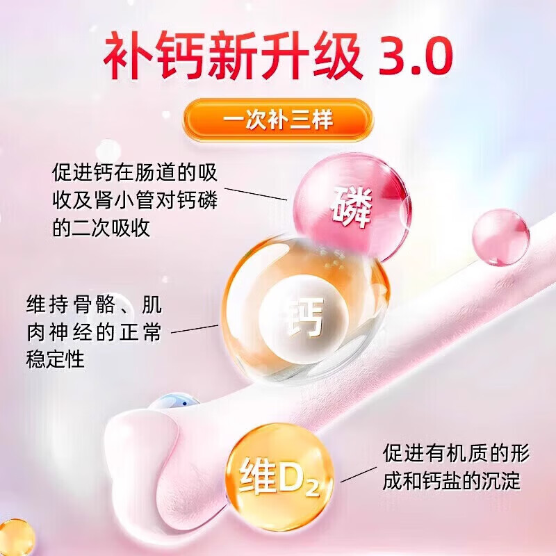 [卡奇尔]维D2磷葡钙片 84片 1盒装 84片/盒用于儿童、孕妇、哺乳期妇女钙磷的补充，也可用于预防和治疗佝偻病。