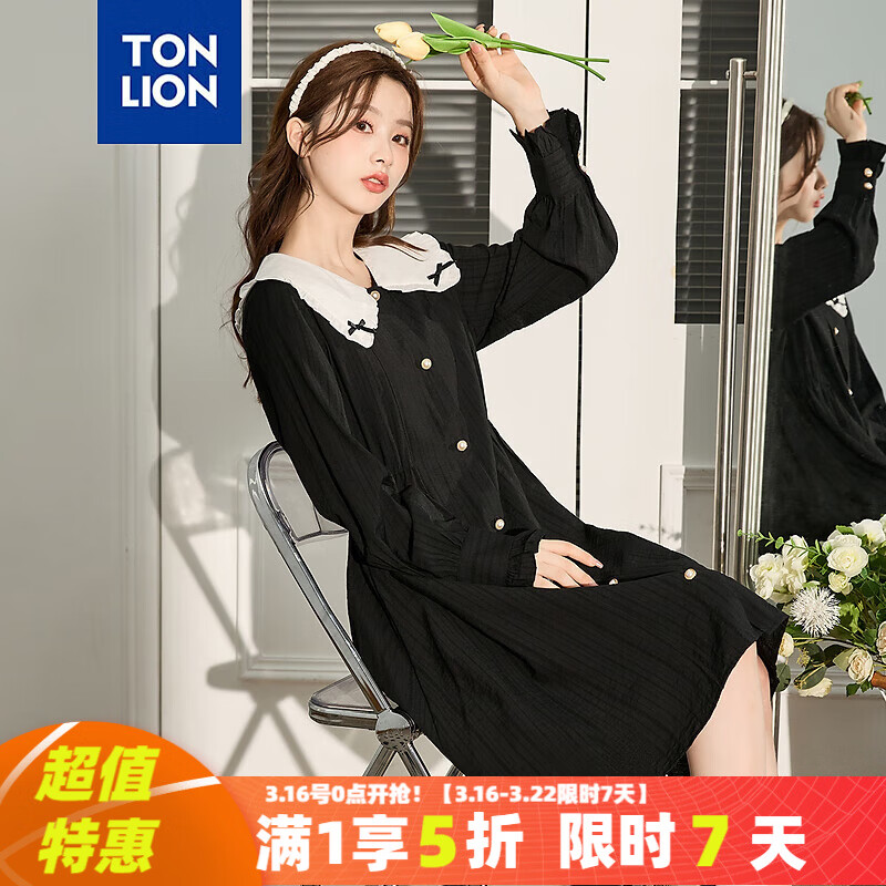 ��ʨŮ����ײɫС�������׺�������ɫ��ȹ ��ɫ M 69.95Ԫ