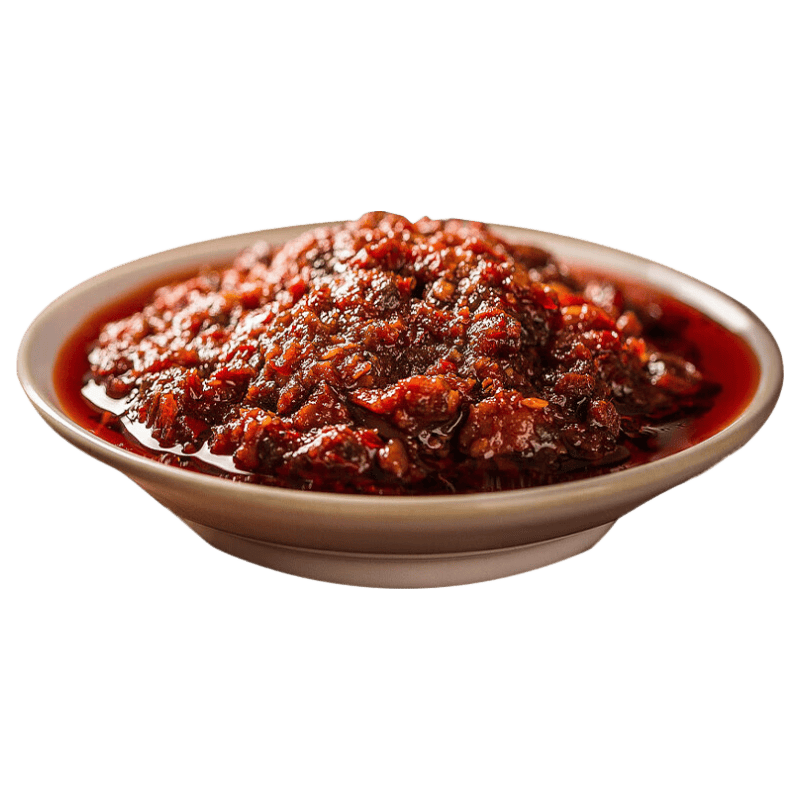 【鲁中小将】 牛肉酱香辣五香110g瓶装即食正宗牛肉酱酱 香辣两瓶装