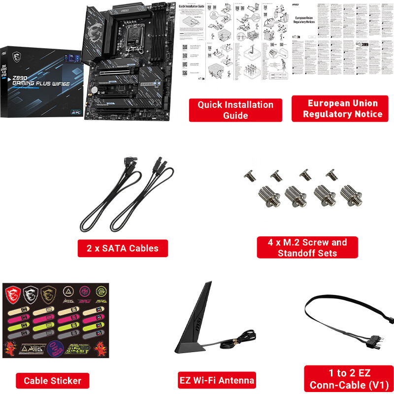 微星 Z890 GAMING PLUS WIFI6E 图 8