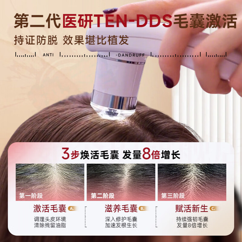 思亚希集羽萱防脱增密洗发水高效蓬松控油去屑去屑止痒蓬松柔顺亮泽育发 1瓶装【见效装】 官方直售