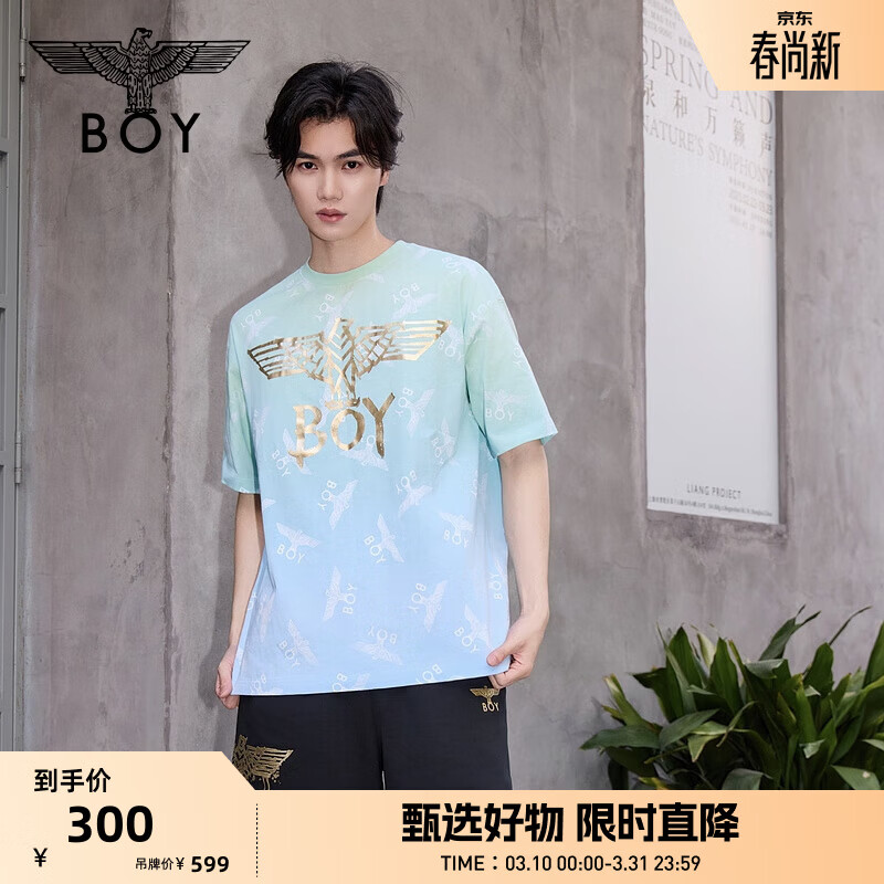 BOY LONDON�������������ļ�����ӥ����ӡ��֯����T��N01002 ��ɫ XS