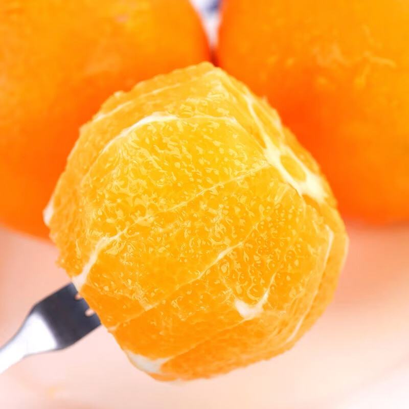 您家橙秭归伦晚脐橙甜正宗水果鲜橙酸甜爆汁整箱源头直发应季水果 伦晚脐橙净重5斤130g