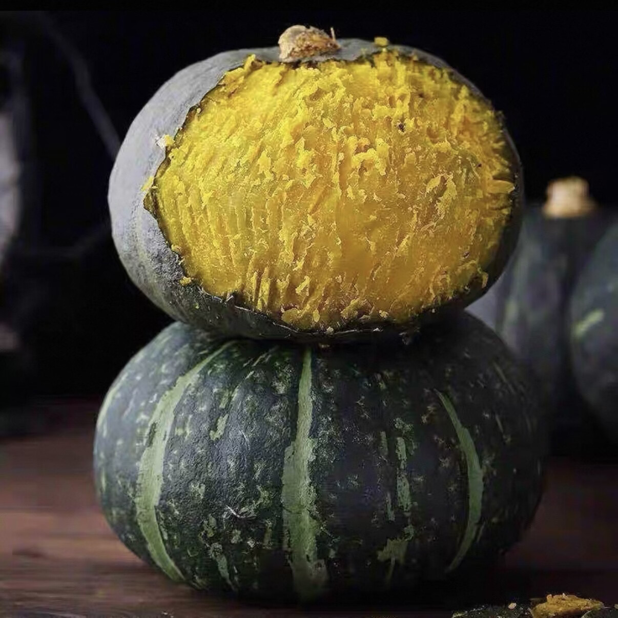 鲜农涧正宗新鲜贝贝南瓜粉糯香甜板栗味营养口感绵软现摘现发包邮 单果250g+实惠装净重4.5斤整箱 5斤