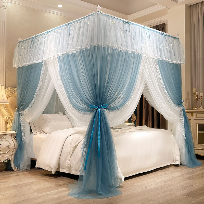 ��͢ʽ���˫�������ŷ���������25MM����֧�ܴ�����Ʒ ���� ���׵���ɴ+������+֧�� 150*200cm 129Ԫ