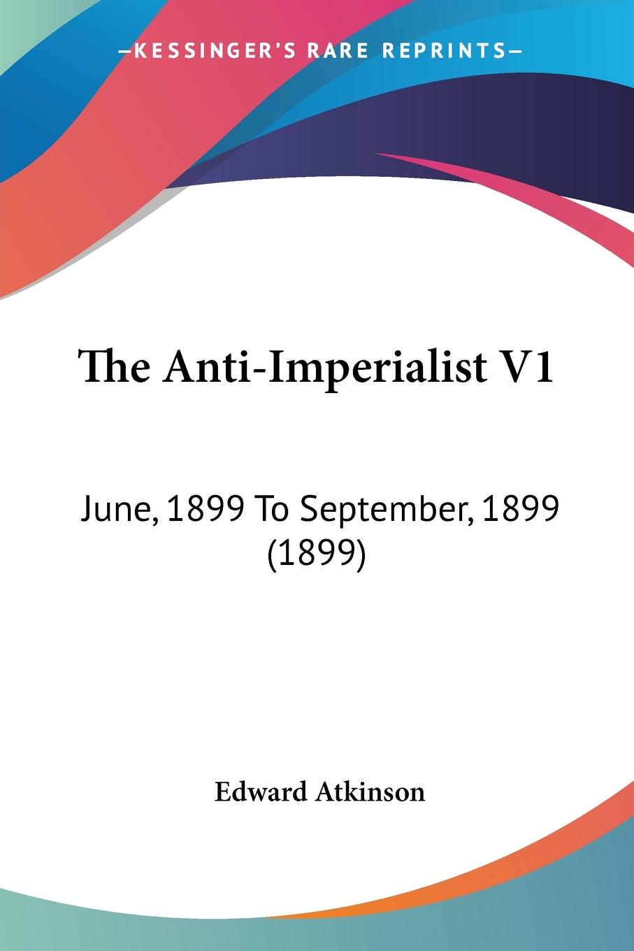 【预售 按需印刷】the anti-imperialist v1