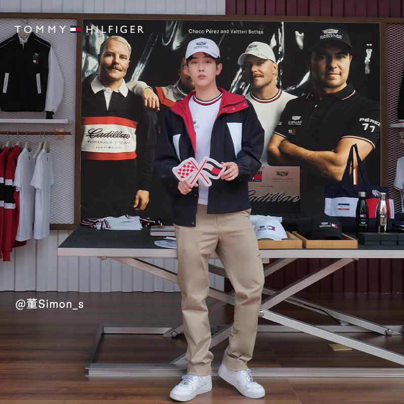 Tommy Hilfiger【弹力直筒】26春夏新款男装潮流多色通勤商务西裤休闲长裤 卡其色7UY -直筒版-正常拍 33 （2.6尺）