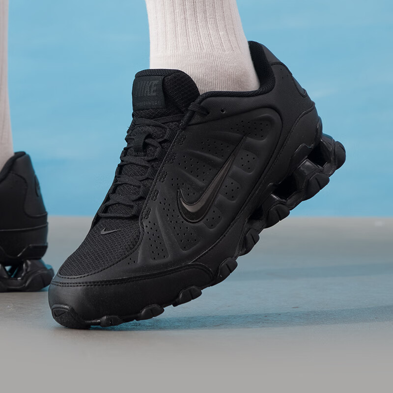 耐克（NIKE）男鞋 2026夏季新款运动鞋air max气垫户外缓震透气耐磨低帮休闲鞋 黑色 42 鞋内长26.5cm