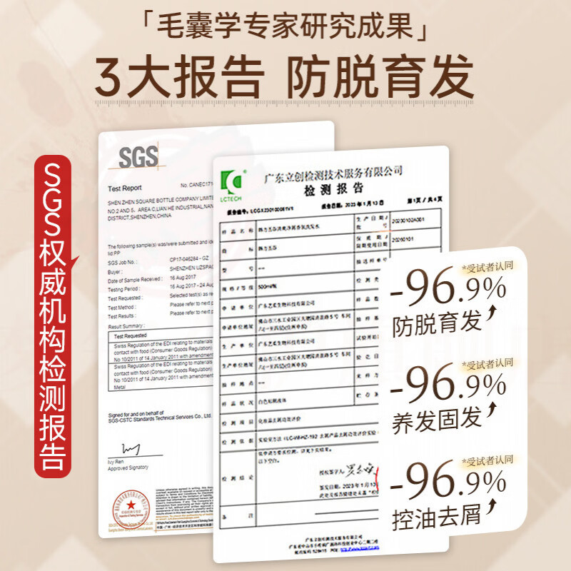 思亚希集羽萱防脱增密洗发水高效蓬松控油去屑去屑止痒蓬松柔顺亮泽育发 1瓶装【见效装】 官方直售