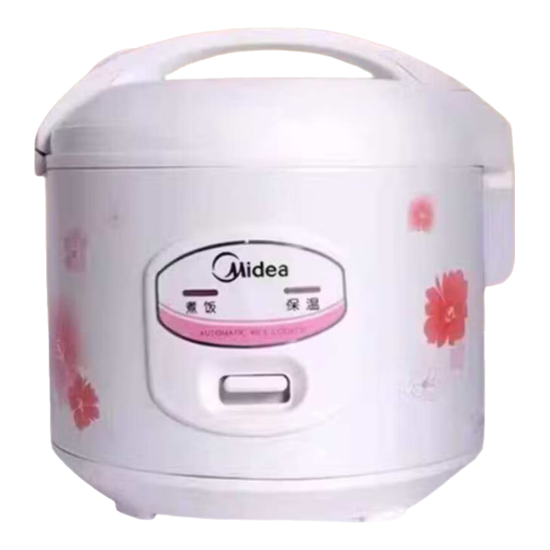 美的(Midea)电饭煲家用机械式简单易控黑晶不粘内胆MB-YJ308J 3L