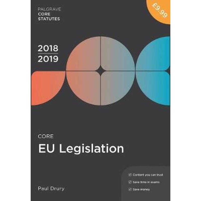预订 Core Eu Legislation 2018-19