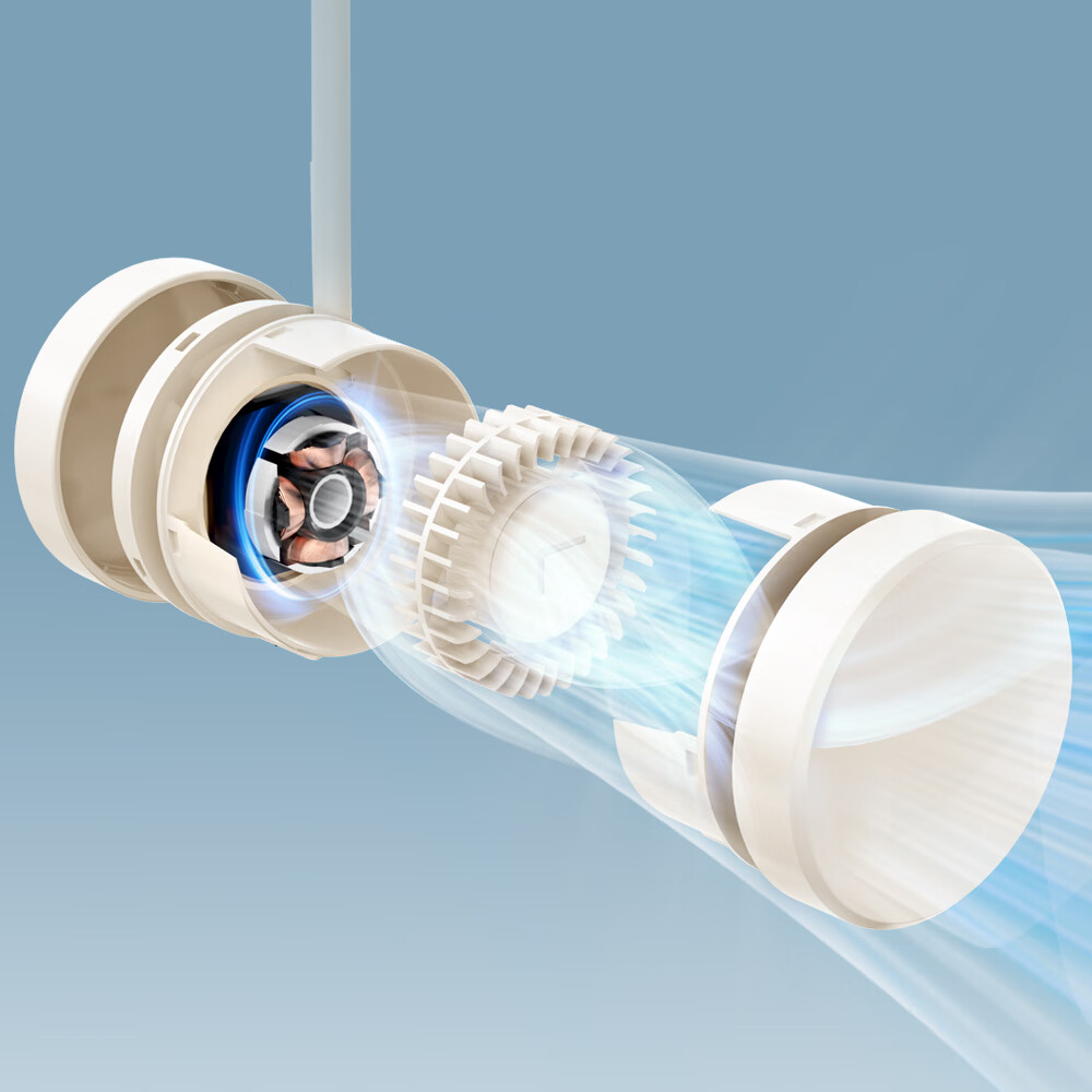 千喻挂脖懒人风扇迷你充电无叶收纳便携式usb颈脖子小型新款小风扇 QYF019冰川白