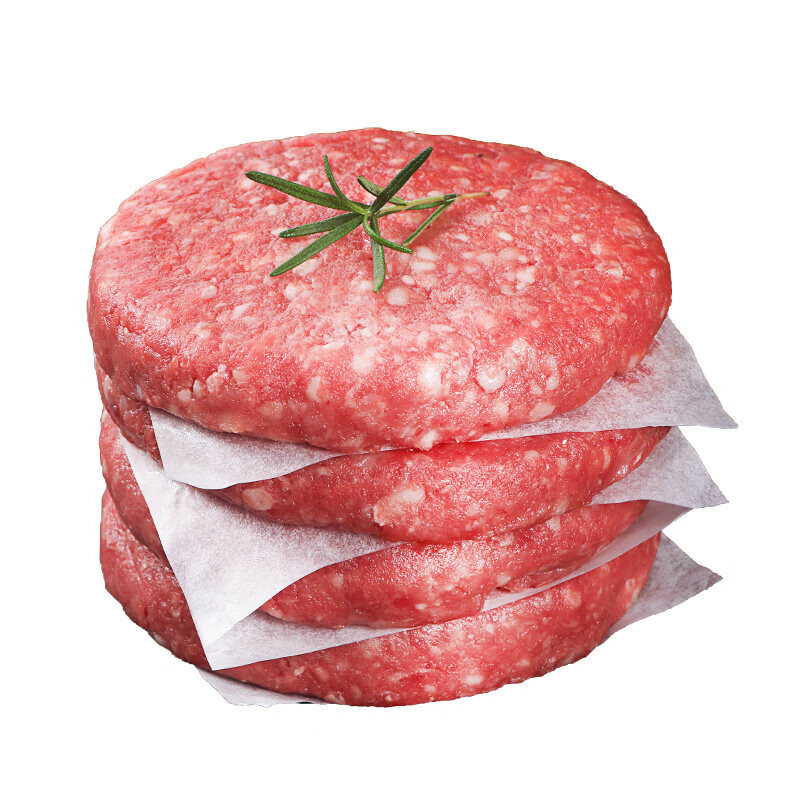 西捷和牛牛肉饼早餐1000g儿童成人牛肉汉堡专用减脂代餐生鲜食材烤肉 和牛牛肉饼100g*5片共一袋
