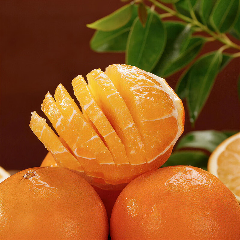中王佳果重庆奉节脐橙果园直采新鲜现摘皮薄多汁当季水果橙子 坏果包赔净重4.5斤果径60-70mm