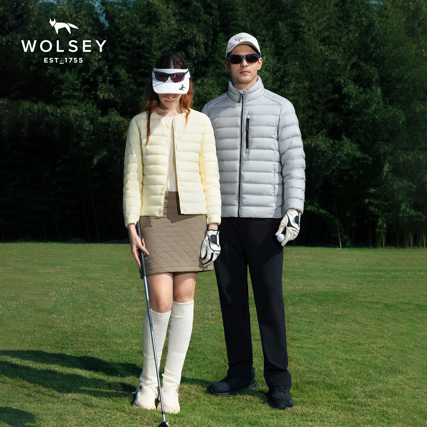 WOLSEY【90鹅绒】浮云轻薄排骨羽绒服男女款750蓬时尚保暖外套 芯片灰色 -男款连帽 L -男