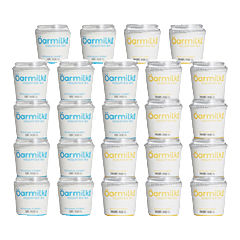 OarmiLk吾岛酸奶0蔗糖低糖多口味6种有益菌生牛乳发酵低温酸奶早餐24杯 无蔗糖80g*12杯+低糖80g*12杯（lite系列） 24杯
