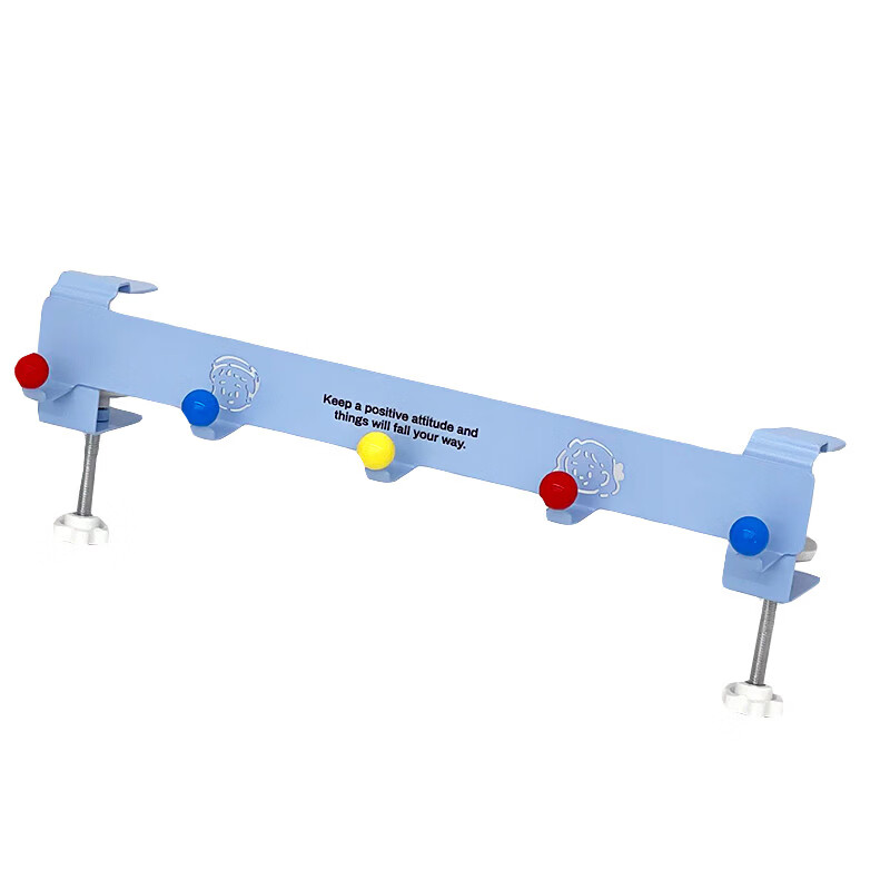 溥畔课桌桌边挂钩书包挂架学生教室书桌侧边挂包神器可调节铁艺置物架 课桌卡扣款书包挂架+奶白色（铁艺）