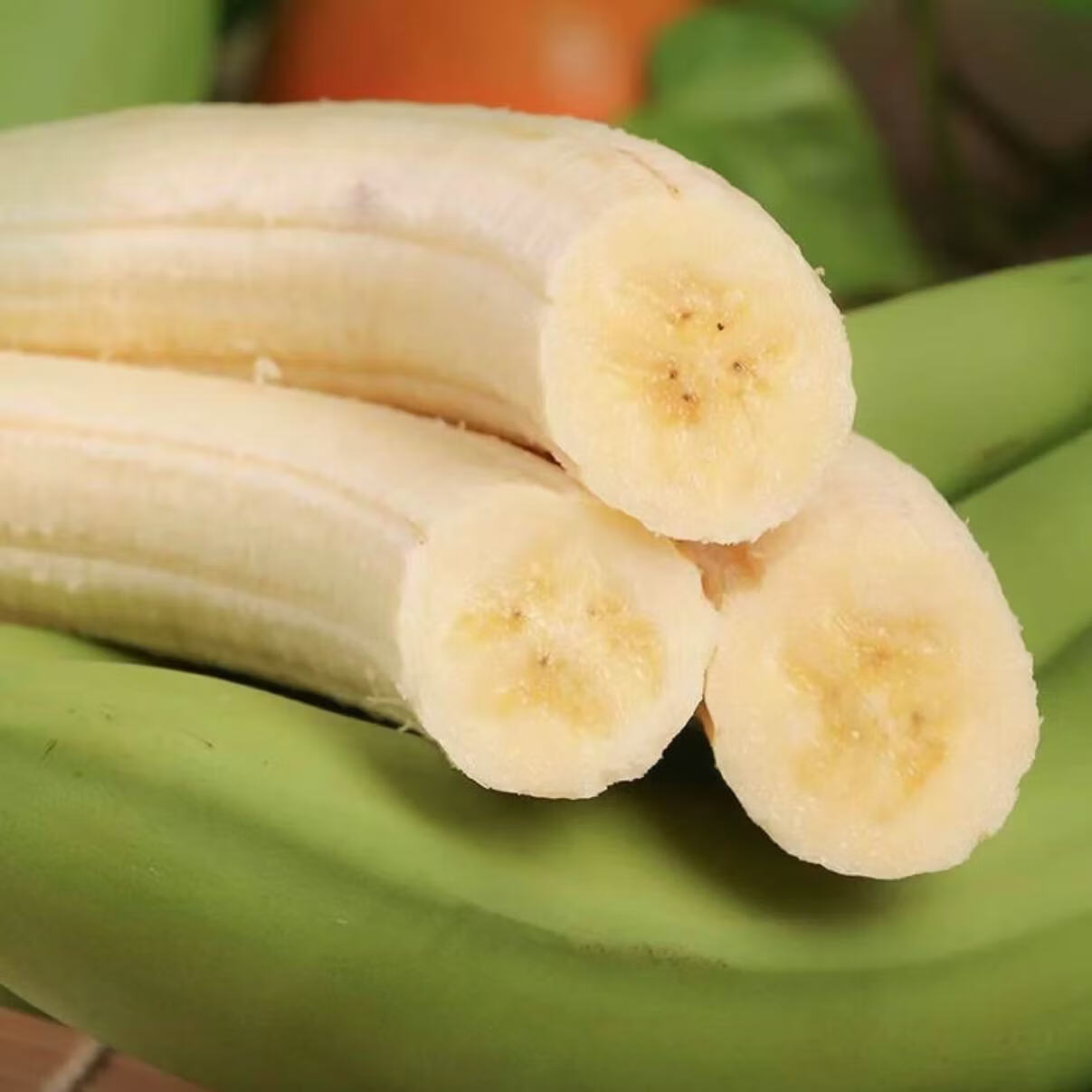 彩云之南文山树上熟绿皮香蕉软糯香甜水果香蕉生鲜（3-11月） 云南喀斯特绿皮香蕉净重8斤