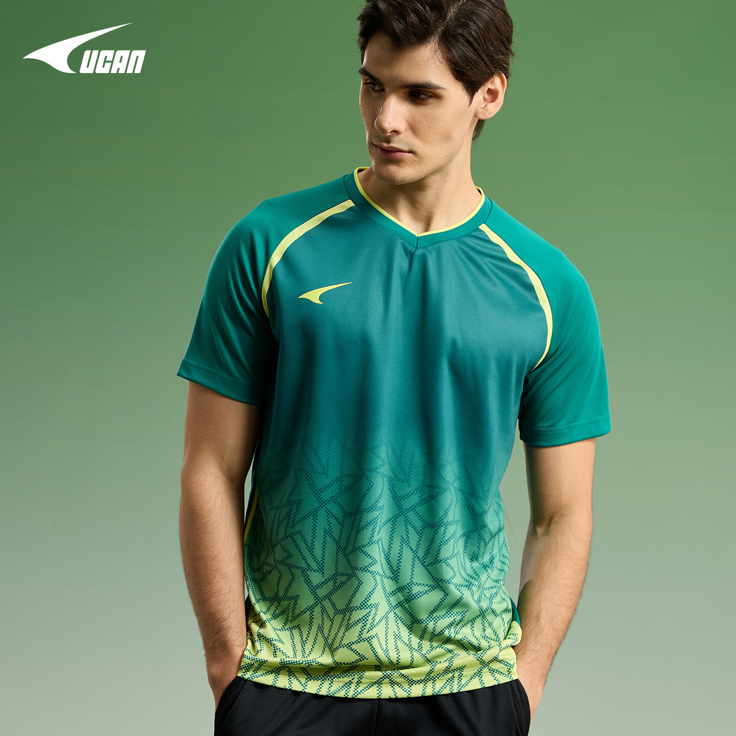 锐克速干短袖运动t恤男2026年春季新款透气训练服健身跑步上衣休闲T恤 糖果粉 2XL