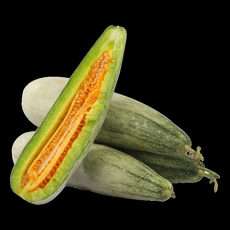 佬鲜君山东羊角蜜清脆香嫩多汁新鲜采摘 4.5斤单果250g+坏果包赔 【羊角蜜甜瓜】净重4.5斤 单果250g（3-6根）