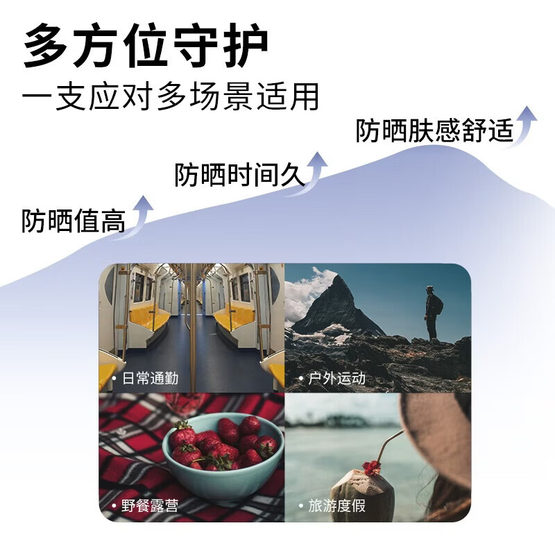 瑷尔博士防晒霜摇摇防晒霜清爽不油腻保湿高倍防护通勤旅游出行 【高倍防晒SPF50+ 】摇摇防晒50g*3