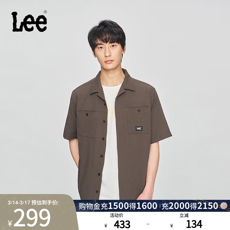 Lee���ʰ淭��СLogo֯����ɫ��ʿ����������г���LMT009798207 ��ɫ M 199Ԫ