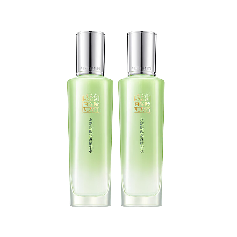 百雀羚（PECHOIN）水嫩倍现盈透精华水220ml*2瓶