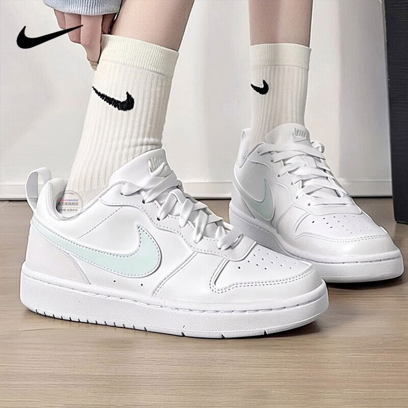 NIKE耐克女鞋2026夏季新款轻便百搭小白鞋青少年运动鞋休闲板鞋鞋子 DV5456-138 37.5